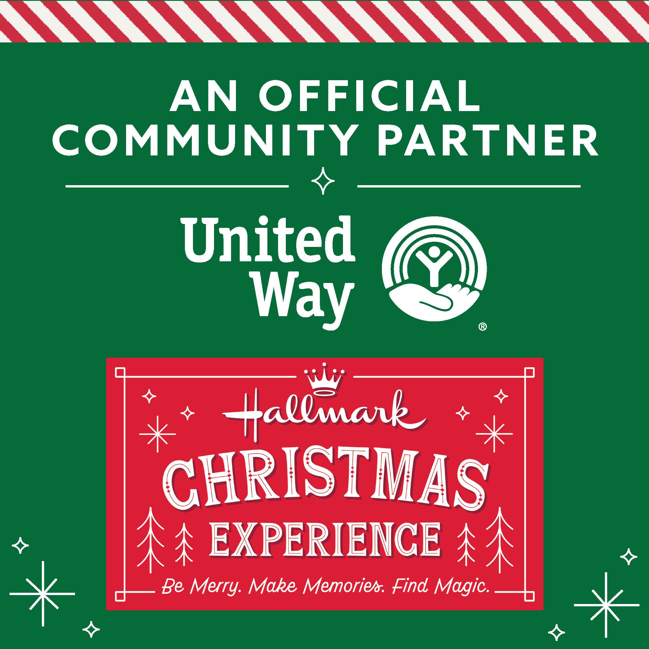 United Way Designated as Official Community Partner of Hallmark Christmas Experience