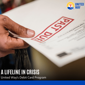 A LIFELINE IN CRISIS United Way's Debit Card Program