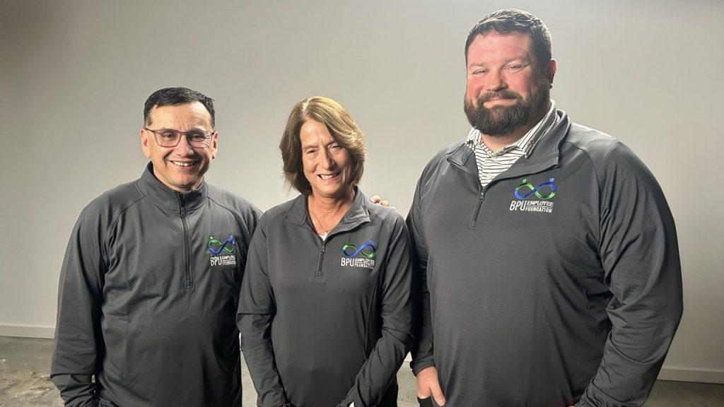 Al Garcia, Karen Johnson,
Brandon Sisk (left to right)