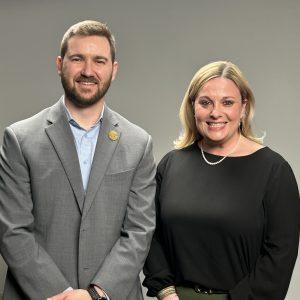 Image of Josh Linton and Allison Koile from Commerce Bank, nominees for Employee Campaign Manager of the Year at The Waymaker Awards 2026