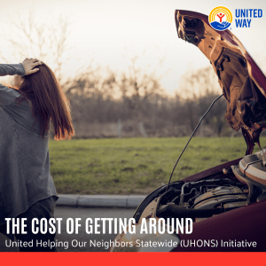 THE COST OF GETTING AROUND United Helping Our Neighbors Statewide (UHONS) Initiative